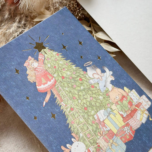 shō Little Happiness Postcard - Christmas with Friends