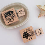 Cozy Home Rubber Stamp Set