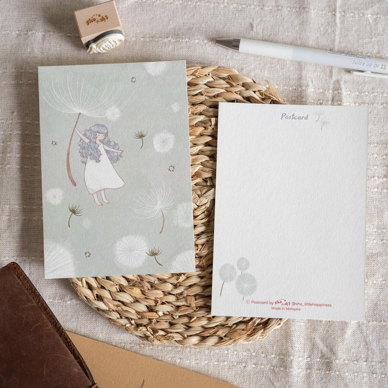 shō Little Happiness Postcard - Dandelion