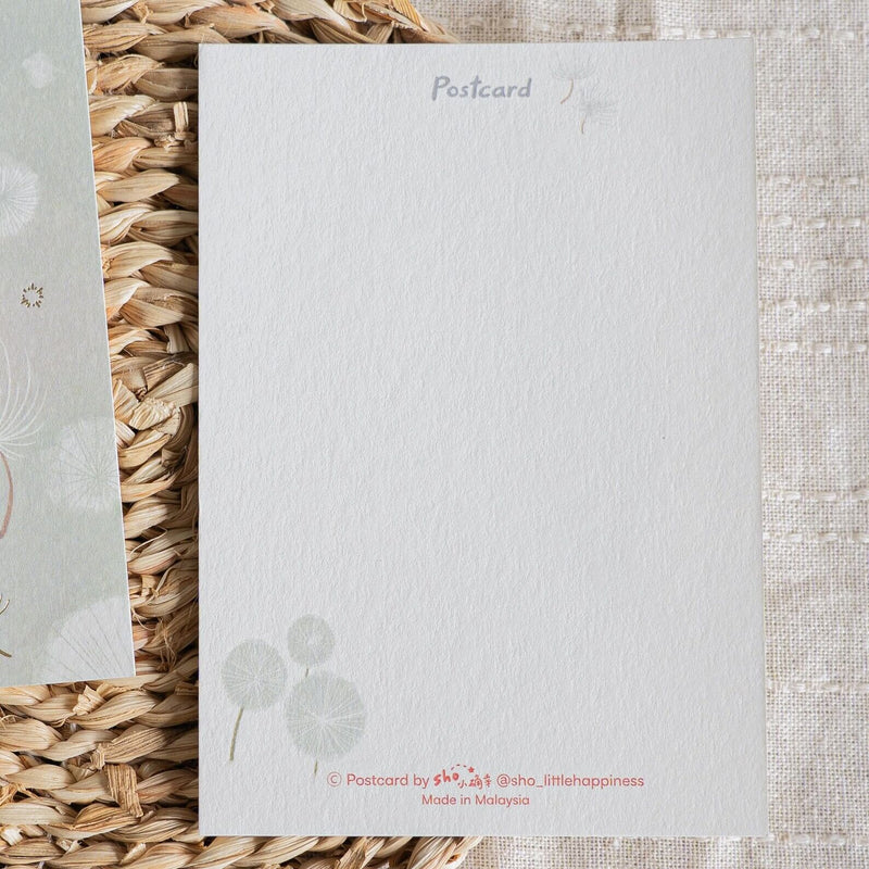 shō Little Happiness Postcard - Dandelion
