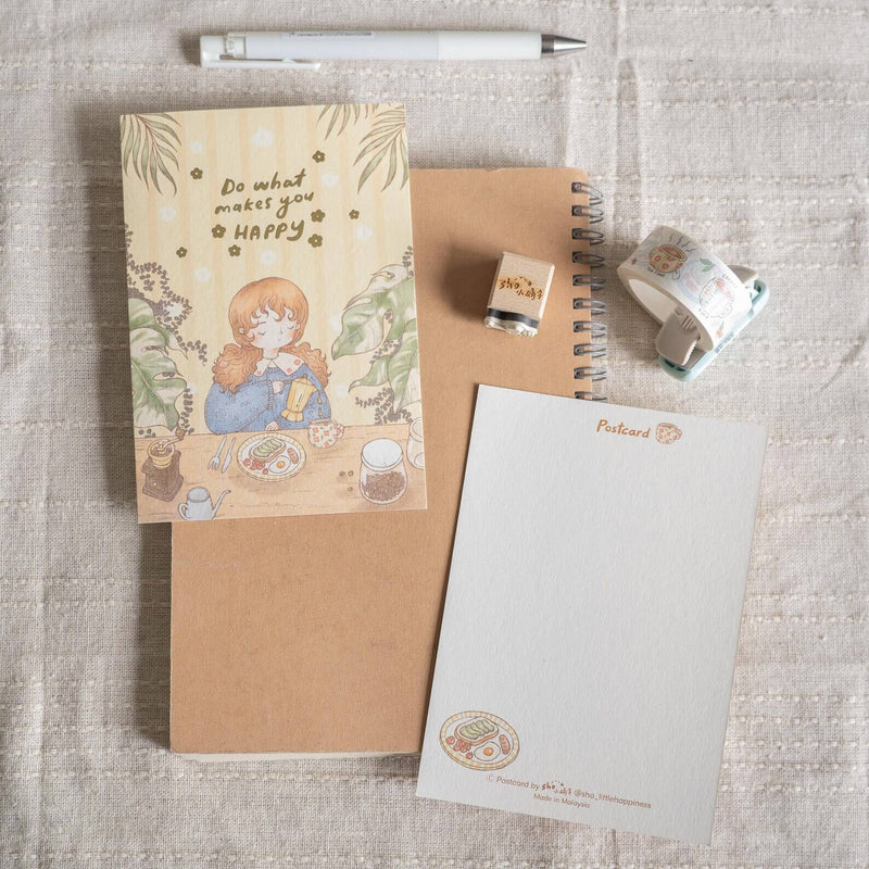 shō Little Happiness Postcard - Do What Makes You Happy
