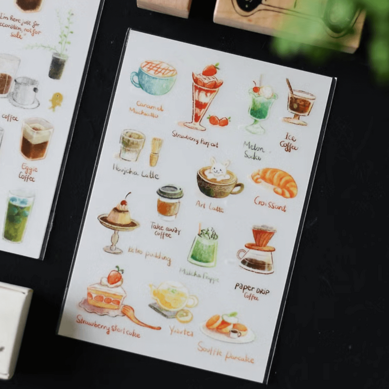 teayou Print-On Stickers - Drinks