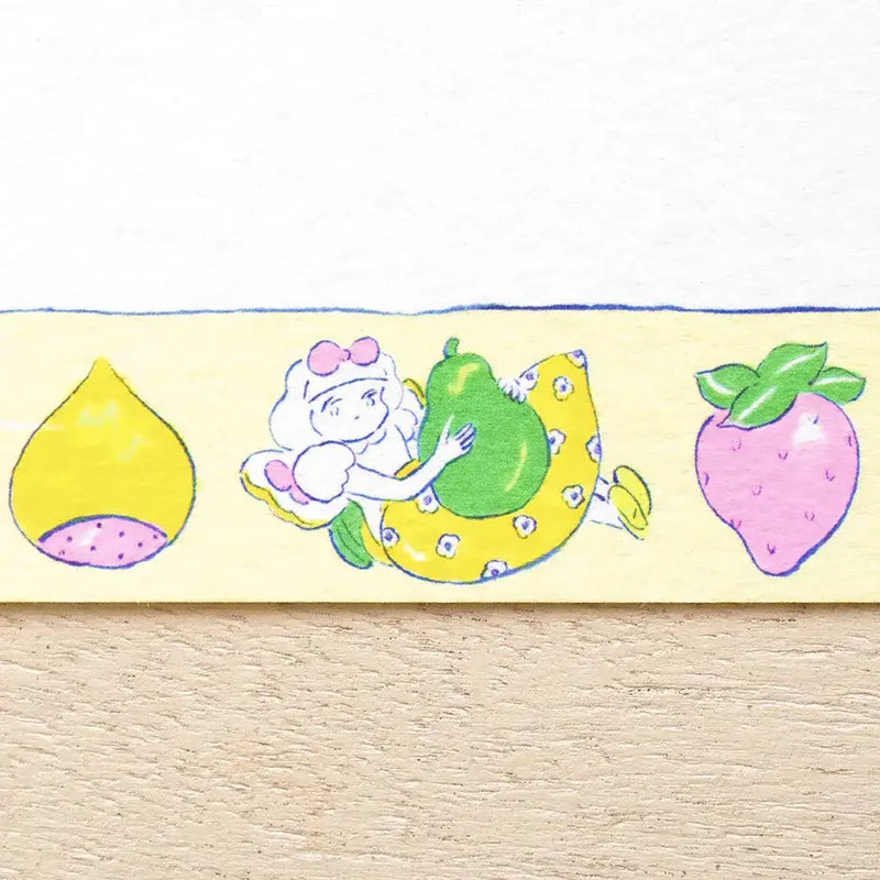 Heisuke Kitazawa Memo Pad - Everyone Carrying Fruit