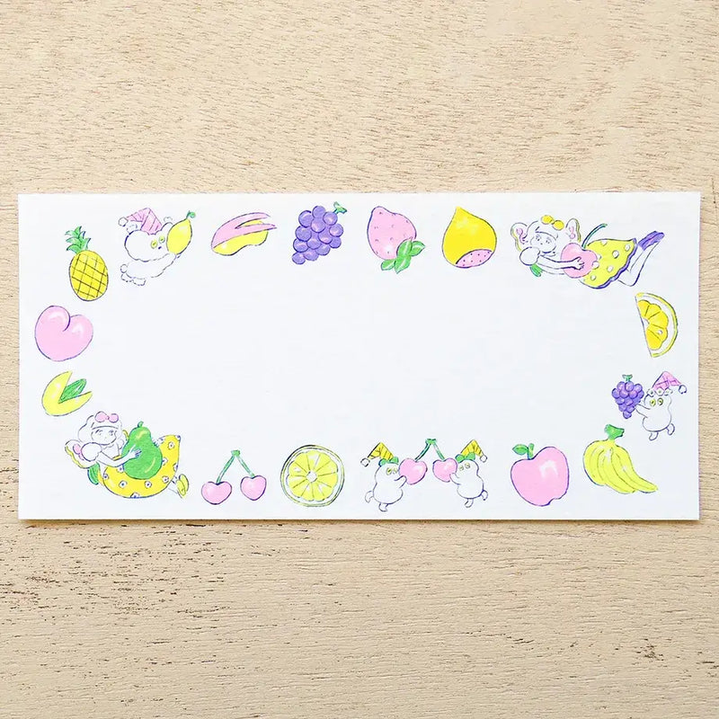 Heisuke Kitazawa Memo Pad - Everyone Carrying Fruit