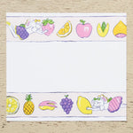 Heisuke Kitazawa Memo Block - Everyone Carrying Fruit