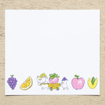 Heisuke Kitazawa Memo Block - Everyone Carrying Fruit