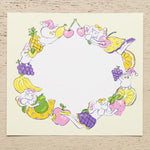 Heisuke Kitazawa Memo Block - Everyone Carrying Fruit