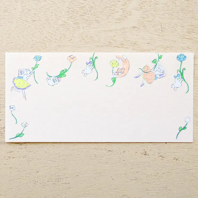 Heisuke Kitazawa Memo Pad - Everyone riding on the spring breeze