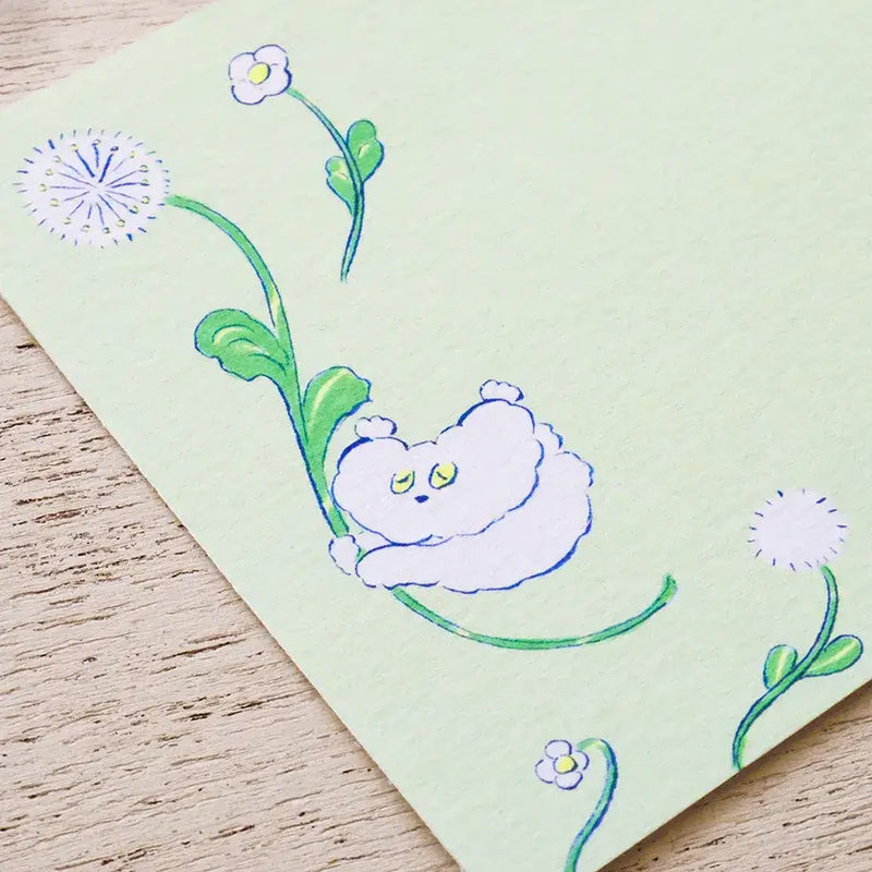 Heisuke Kitazawa Memo Pad - Everyone riding on the spring breeze