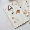 Minimalist Date Washi Sticker: 2025 Monthly Archival