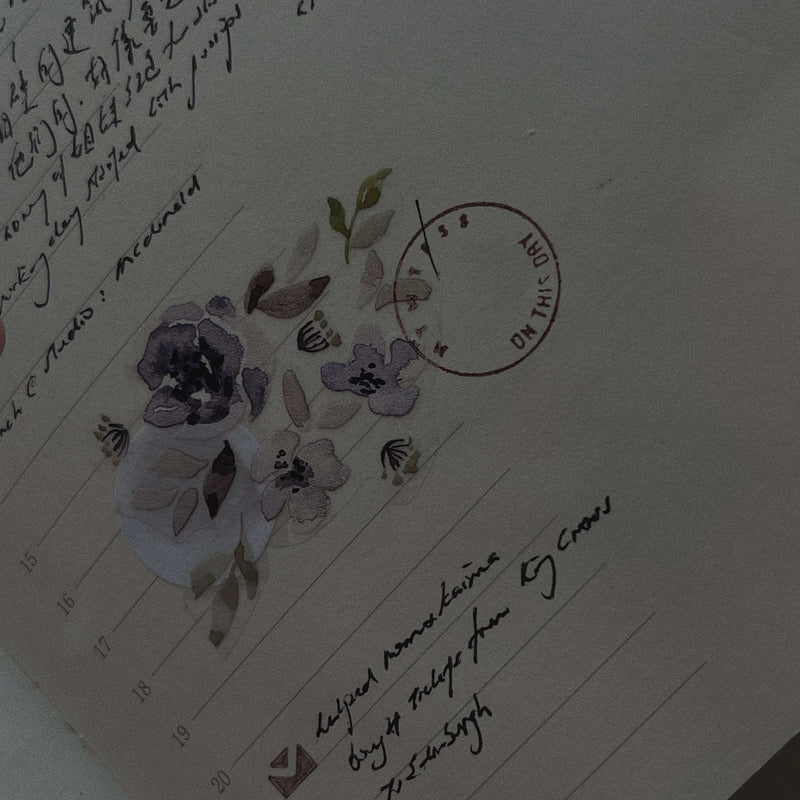Postmark Rubber Stamp - Dates