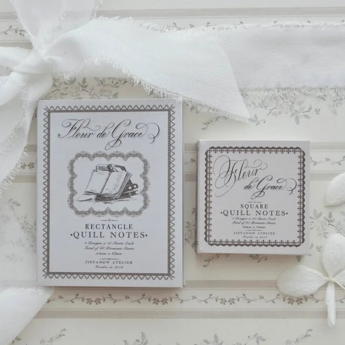Fleur de Grace Quill Notes Notepad