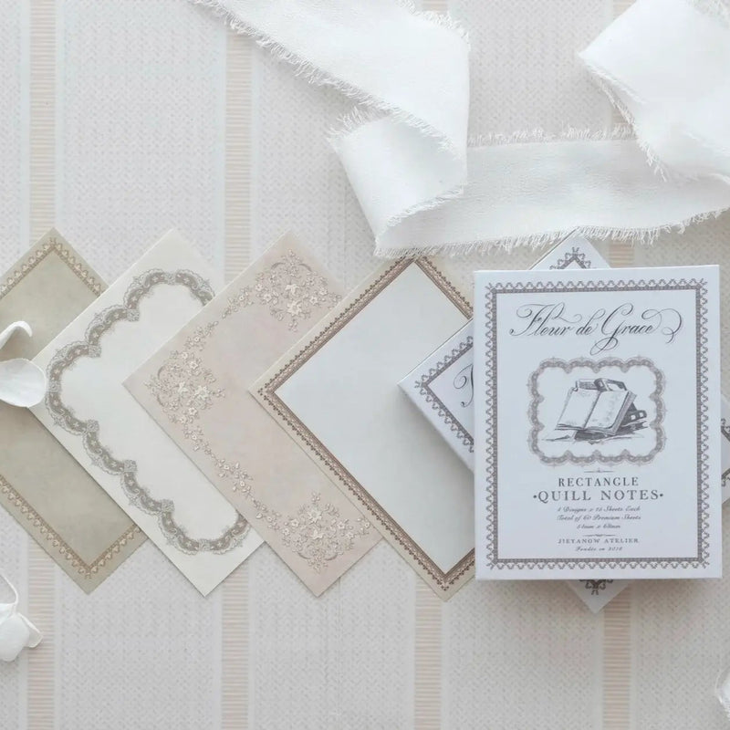 Fleur de Grace Quill Notes Notepad