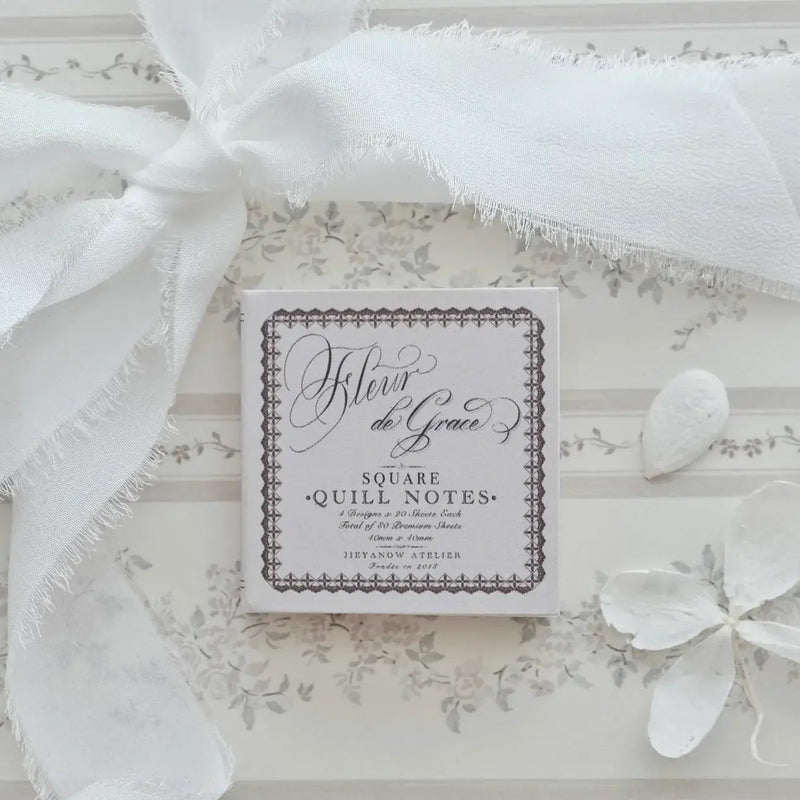 Fleur de Grace Quill Notes Notepad