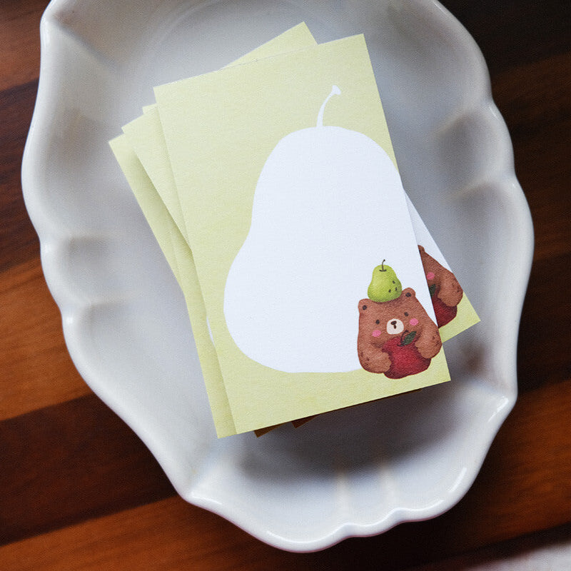 Foodie Bears Memo Pads