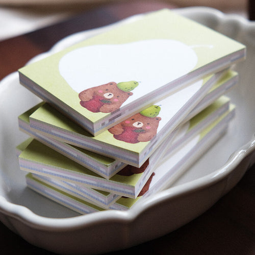 Foodie Bears Memo Pads