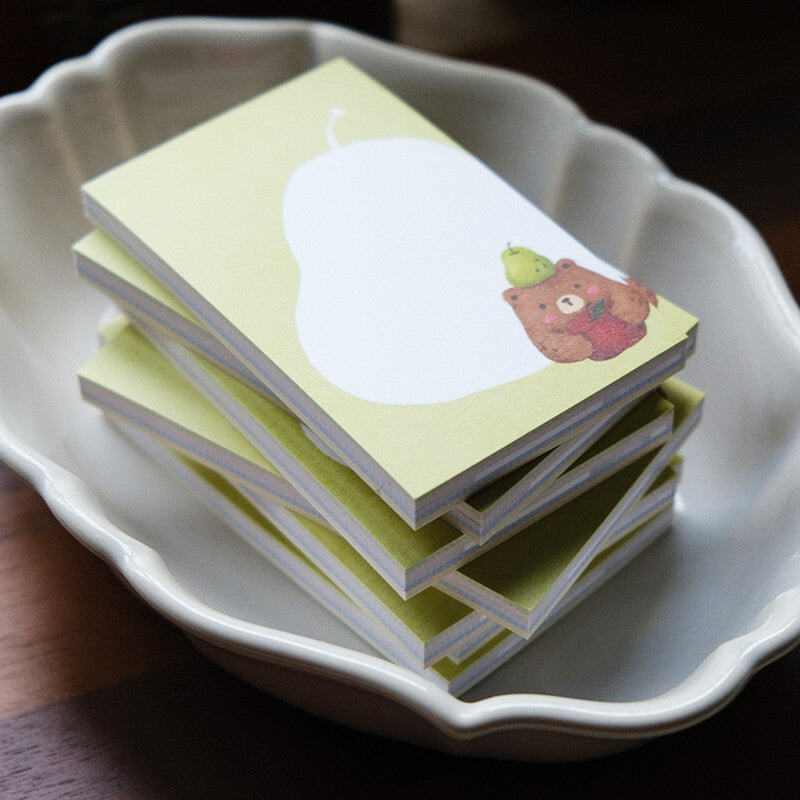 Foodie Bears Memo Pads