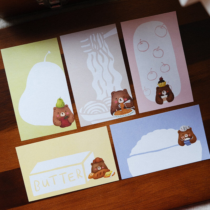 Foodie Bears Memo Pads