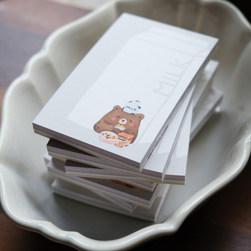 Foodie Bears Memo Pads