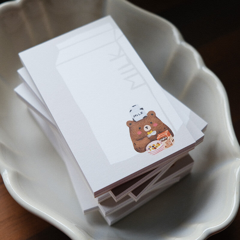 Foodie Bears Memo Pads