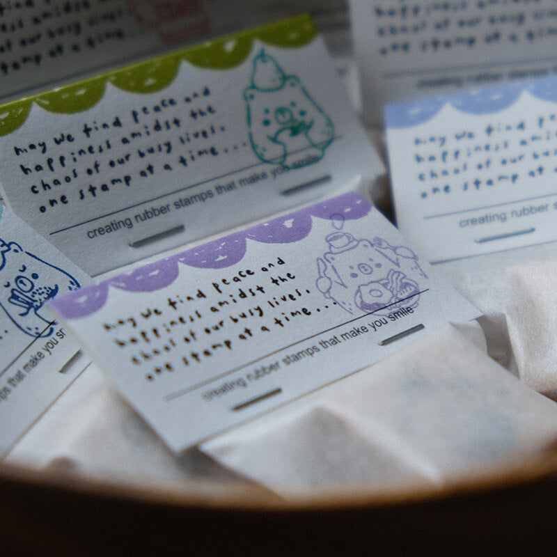 Foodie Bear Rubber Stamps