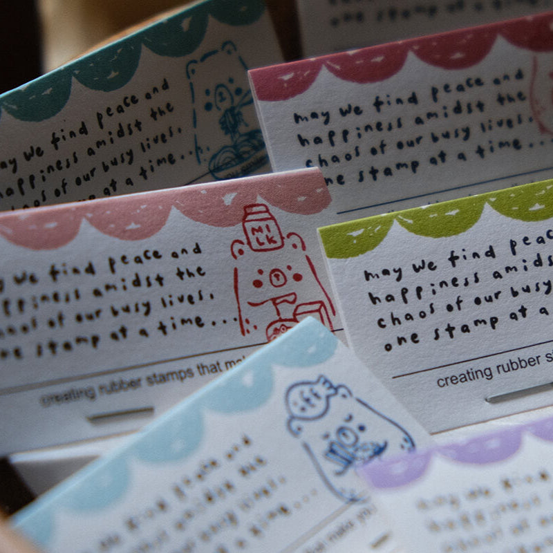 Foodie Bear Rubber Stamps