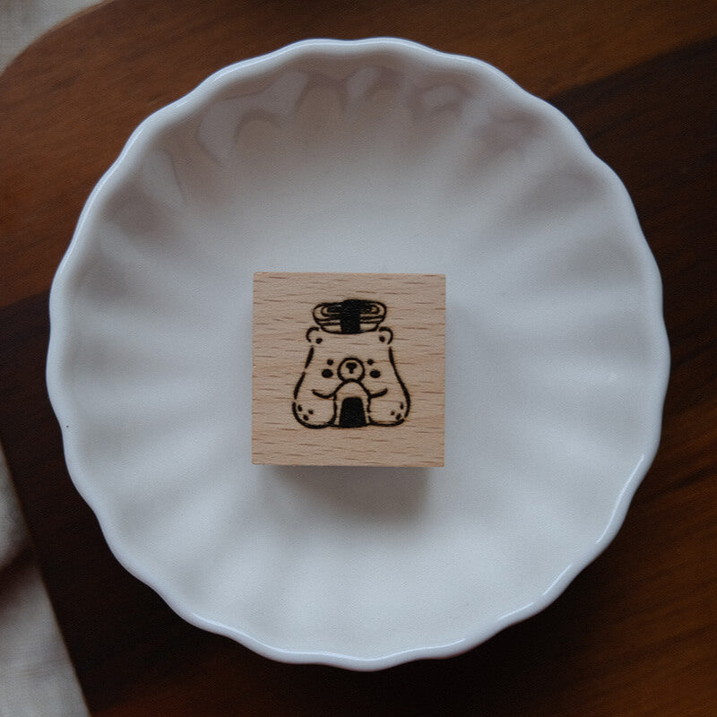 Foodie Bear Rubber Stamps