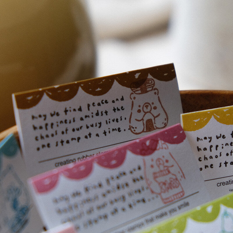 Foodie Bear Rubber Stamps