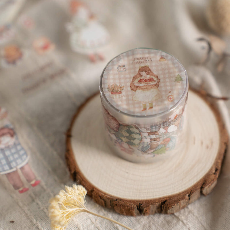 shō Little Happiness Die-Cut PET Tape - Forest Party