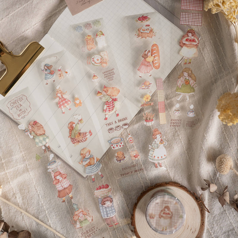 shō Little Happiness Die-Cut PET Tape - Forest Party