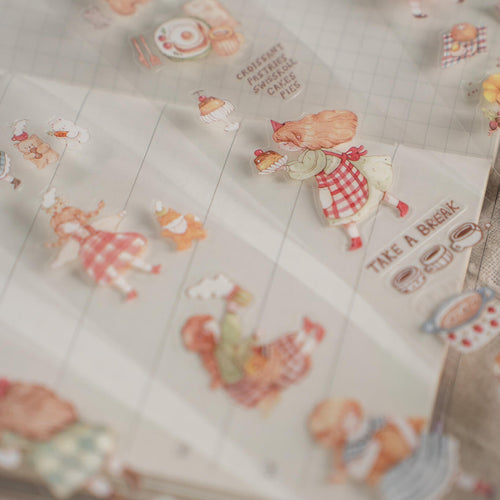 shō Little Happiness Die-Cut PET Tape - Forest Party