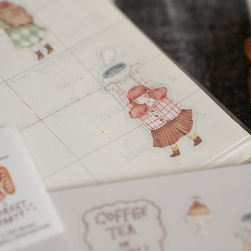 shō Little Happiness Sticker Sheet - Forest Party