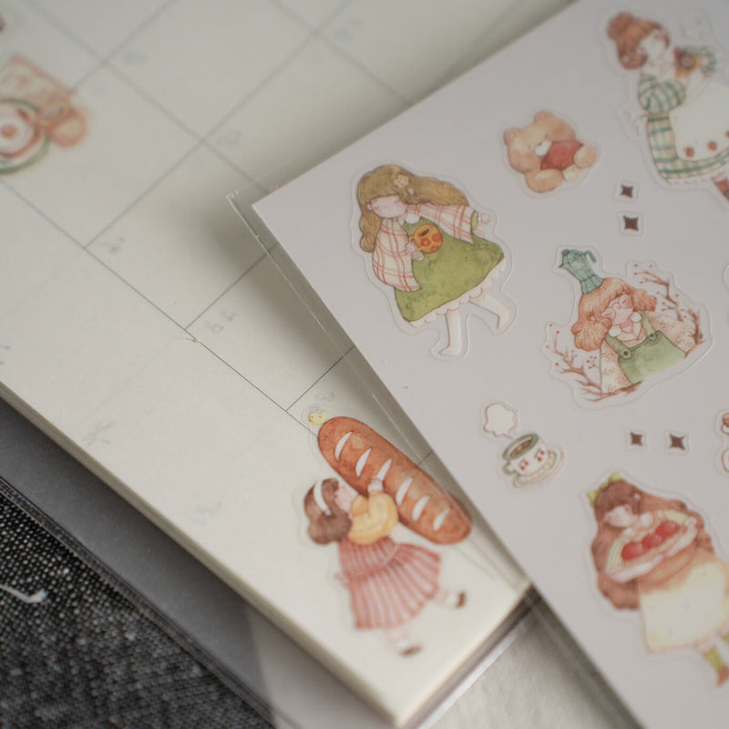 shō Little Happiness Sticker Sheet - Forest Party