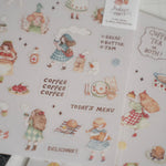 shō Little Happiness Sticker Sheet - Forest Party