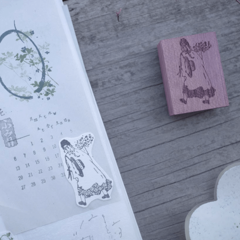 Hanen Studio Rubber Stamp - Girl (You)