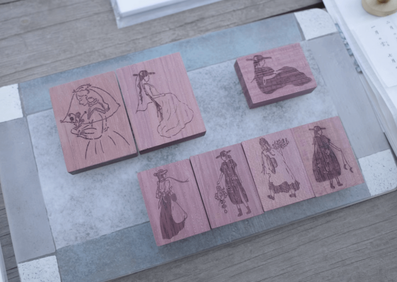 Hanen Studio Rubber Stamp - Girl (You)