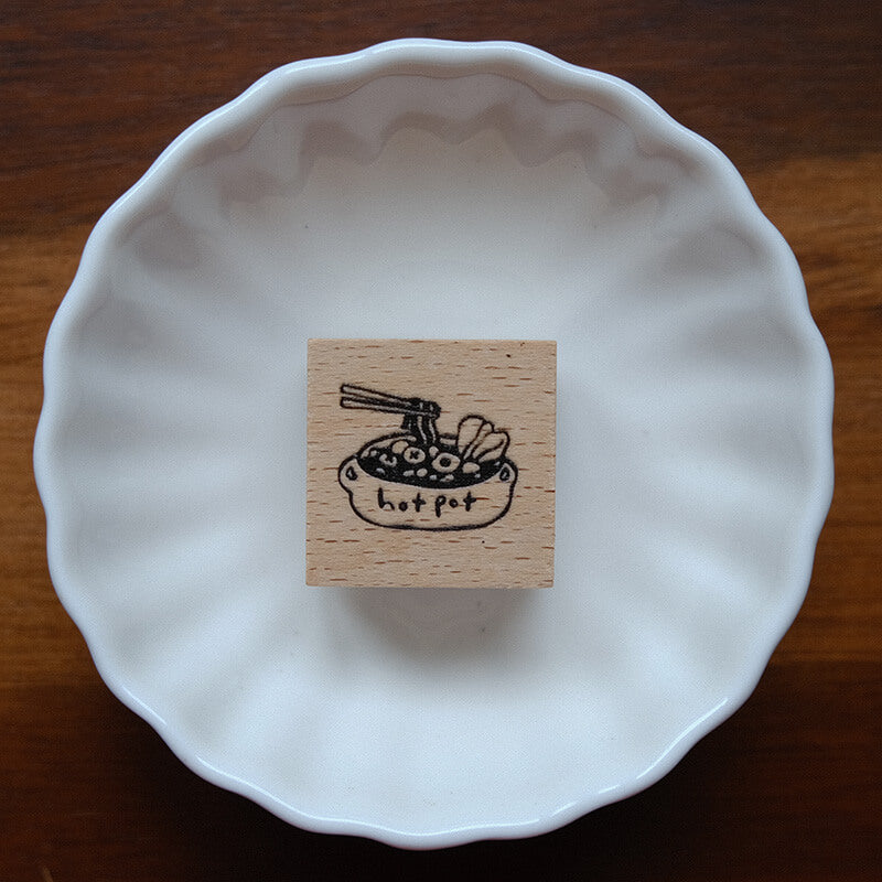 Hotpot Lover Rubber Stamp