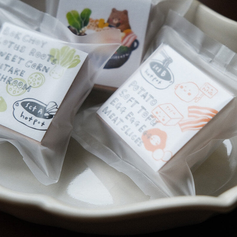 Hotpot Lover Rubber Stamp Set