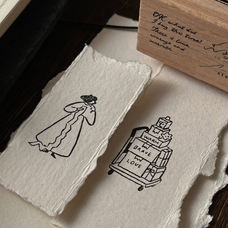 som x yamadoro Rubber Stamp: Memories of Receipts