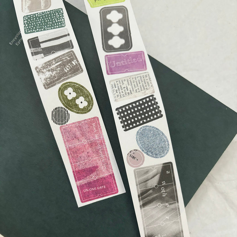 Pion Die-Cut Paper Sticker Roll: Label