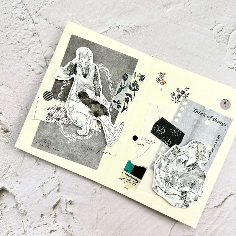 Pion Die-Cut Paper Sticker Roll: Label