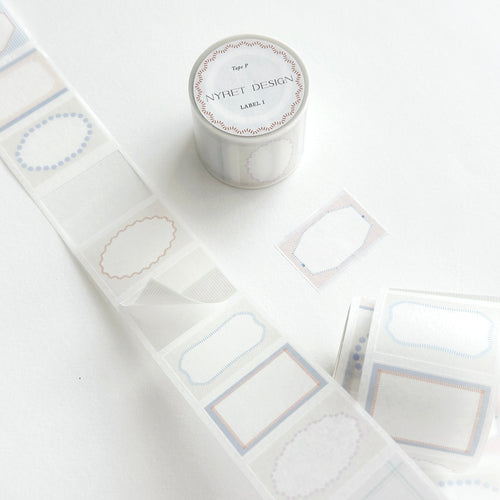 nyret Washi Tape: P - Label I