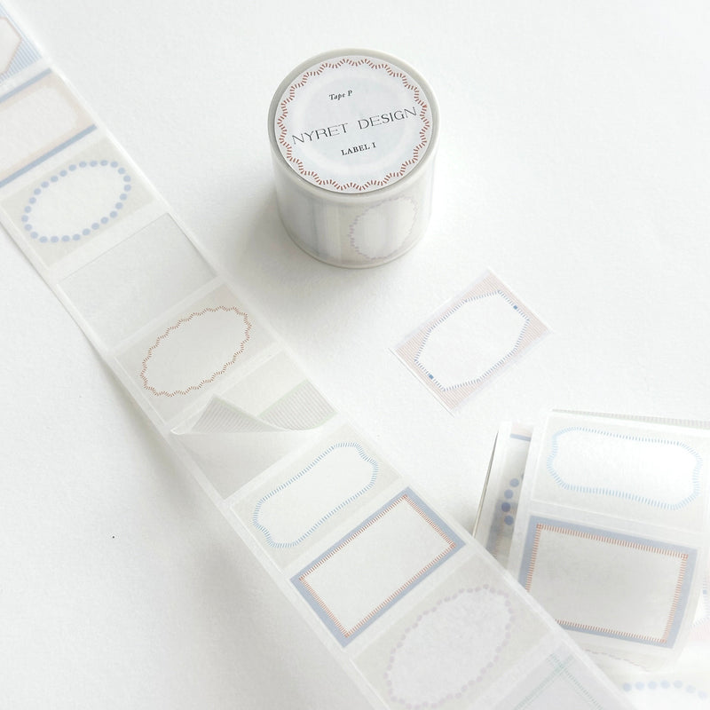 nyret Washi Tape: P - Label I