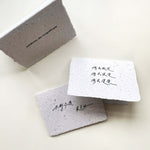 som x slumberbugs Handmade Letterpress Postcard + Envelope