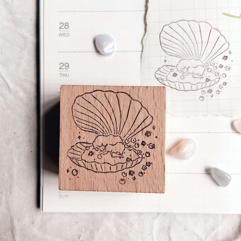 msbulat Rubber Stamp - It's Ok to be in my shell