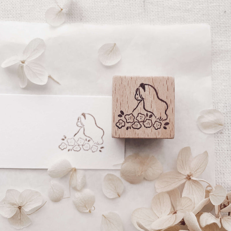 msbulat Rubber Stamp - Look for a garden of joy