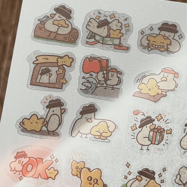 Yamadoro Print-On Sticker - Mr.Bird and the Stars – Sumthings of Mine