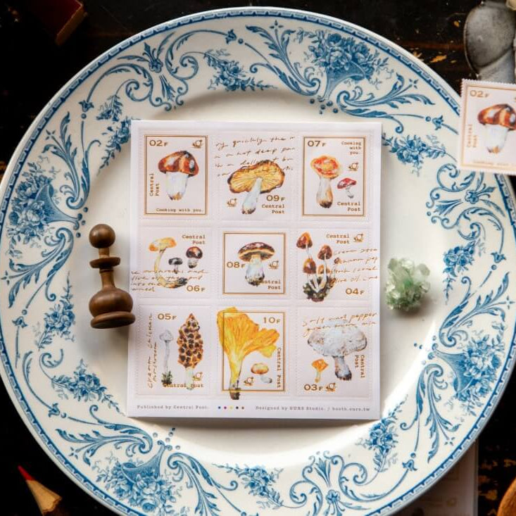 OURS Postage Stickers - Mushroom Recipe