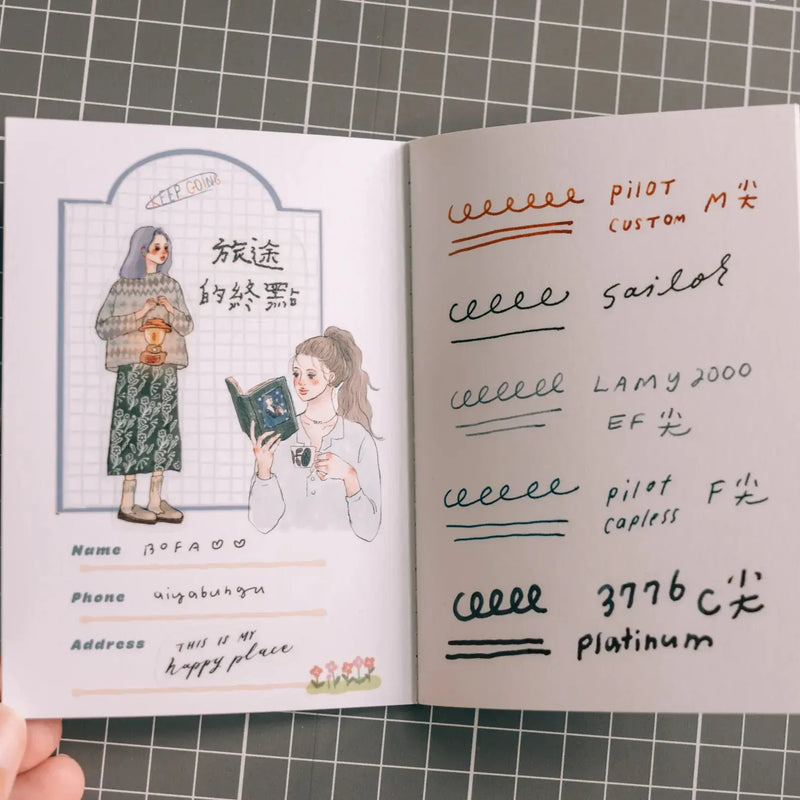 La Dolce Vita Passport Notebook: Journal Girl