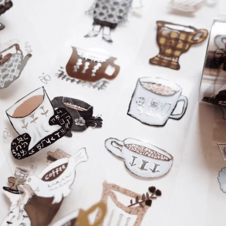 misshoegg PET Tape - Drink a lot of cups of coffee